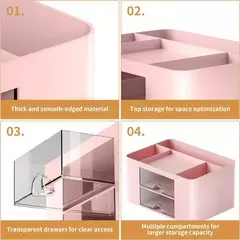 Multifuncional Desk Lockers, Cosmetic Lockers, Desk Acessórios, Adequado para escritórios e famílias, Presente para a escola - loja online