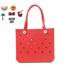 EVA sacola de praia impermeável para mulheres, bolsa de grande capacidade, bolsa de ombro grande, moda feminina