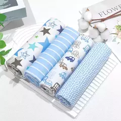 Swaddles Flanela de Algodão para Bebés, Envoltório Macio, Meninas, Rapazes, Supersoft, Lençol para Receber, 100% Algodão, Conjunto 4 peças na internet