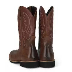 Botas de cowboy ocidentais artesanais para homens, botas bordadas de dedo apontado na panturrilha, botas de equitação novas - comprar online