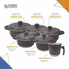 Jogo De Panela de Alumínio Conjunto 5 Peças + Leiteira Kit Alumínio Resistente - Wolf Magazine