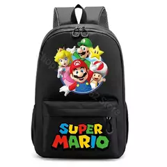 Mochilas Super Mario Bros para homens e mulheres, Saco Princesa Peach Luigi, Impressão Gráfica de Personagem de Cartoon, Mochila Kawaii, Mochilas escolares - Wolf Magazine
