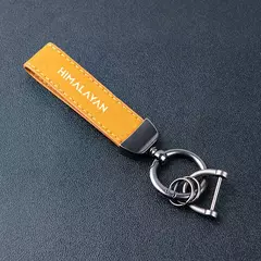 Para royal enfield himalayan 450 400 411 acessórios da motocicleta de alta qualidade chaveiro camurça de couro - loja online