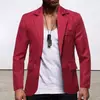 Blazer de retalhos casual masculino, ternos masculinos, jaqueta de um botão slim fit, nova moda, M-XXXL