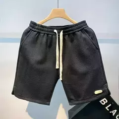 Shorts de verão folgados masculinos, casacos casuais, calças de praia grandes, remendo, novo estilo, moda - comprar online