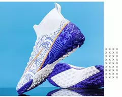 Botas longas de futebol para homens, grama infantil, TF, FG Training Soccer Shoes, tênis esportivos profissionais, tênis de futebol ao ar livre - Wolf Magazine