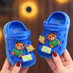 Sandálias de sola macia para crianças, antiderrapante, respirável, bonito, com design de coelho, para praia coberta, com desenhos animados, para menino e menina - Wolf Magazine