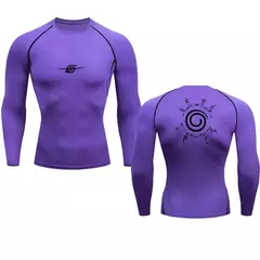 Camisa esportiva de compressão anime masculina, camiseta de ginástica secagem rápida, camiseta esportiva fitness, tops de elasticidade, camiseta masculina, verão, outono - Wolf Magazine