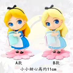 Bandai Q Posket Alice no País das Maravilhas Action Figure, A e B Version, Modelo Colecionável, Brinquedos de Boneca, Presente - loja online