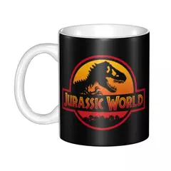 Dinossauro personalizado World Jurassic Park Canecas DIY Horror Movie Ceramic Ch - loja online