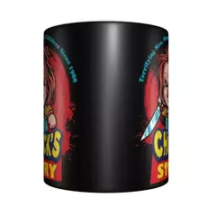 Personalizado horror assassino chucky canecas de café diy filme do jogo da cria - loja online