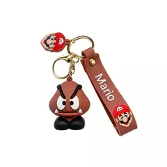 Super mario bros disney chaveiro, feito de pvc, silicone, desenhos animados, figura de ação, brinquedo, pingente, carro, bolsa, jóias, presentes - loja online