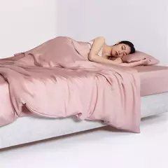 Lanlika luxo puro 100% conjunto de cama seda verão verde folha plana fronha dupla rainha rei colcha conjunto cama lençol na internet