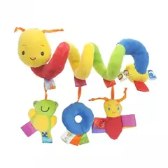 Spiral Chattles Toy para Bebés Meninos e Meninas, Brinquedos Pendurados de Viagem, Atividade, Musical, Berço, Carrinho, Carro, Assento, Bonito - comprar online