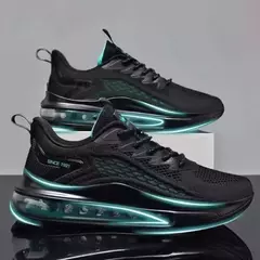Moda masculina sapatos casuais almofada de ar tênis de corrida nova moda respirável fundo macio masculino tênis casuais sapatos de luxo - Wolf Magazine