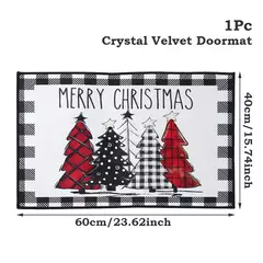 Tapete ao ar livre da porta do Natal, tapete de Papai Noel, casar decorações do Natal para a casa, ornamento do Xmas, presentes do ano novo, 2025, 2025 - comprar online