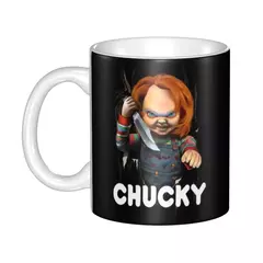 Personalizado horror assassino chucky canecas de café diy filme do jogo da cria - loja online