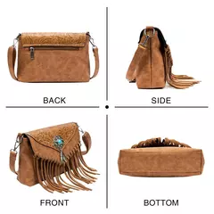 Celela design original bolsa de ombro para as mulheres couro do plutônio luxo embreagem designer bolsas ocidental bolsa franja saco do mensageiro - comprar online