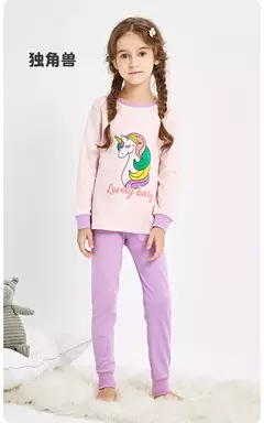 Conjuntos de pijamas de algodão de manga comprida infantil, para crianças, meninos, meninas, novo, outono, 2, 4, 5, 6, 8, 12, 14 anos