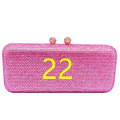 Rhinestone Clutch Bag para Mulheres, Evening Bag, Dinner Bag, Diamante, Pedra, Cristal, Festa de Casamento, Presente de Natal, Luxo mais recente