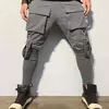 Novo outono dos homens de algodão sweatpants de fitness design de moda lápis calças masculinas casuais corredores de desporto