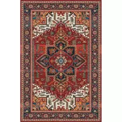 Imagem do American Retro Living Room Decoration Tapete, Tapetes de cabeceira Boho para qua