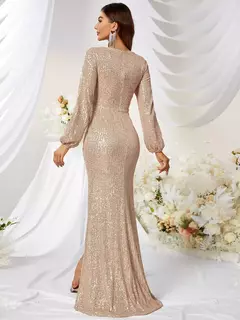 YISIKADO-vestido de baile, vestido de noite, gola sobrepeliz, Wrap Hem, Giffindou, 2022 na internet