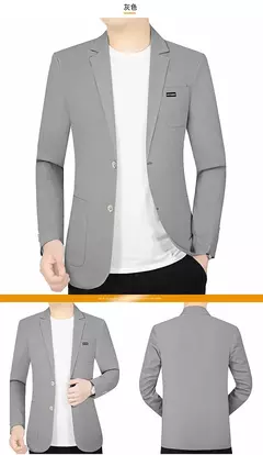 Blazers de negócios finos e respiráveis masculinos, casacos casuais, jaquetas de secagem rápida masculinas, alta qualidade, 4XL, verão, novo - loja online