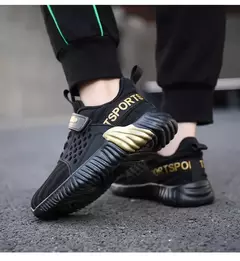 Tênis de malha antiderrapante infantil, sapatos casuais para meninos, moda infantil, tênis, primavera, 2022 - Wolf Magazine