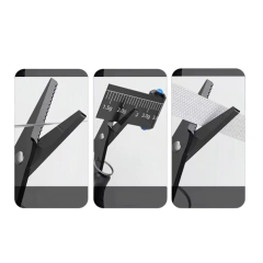 1m high-end aço retrátil fivela de aço tesoura de pesca conjunto pesca tesoura linha de corte ferramenta ferramentas de pesca isca tesoura - loja online