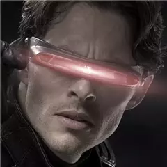 X-men Cyclops Cosplay óculos polarizados para homens mulheres Memory Material Shield Designer Sunglasses - loja online