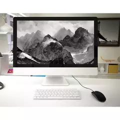 Mini mouse óptico com fio 3d, usb, 1200 dpi, para laptop, notebook, pc, desktop, computador, macbook, ultra fino - loja online