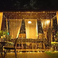 Imagem do USB Bateria Operado LED String Light, Fio De Cobre, Guirlanda, Fada Iluminação Cordas, Natal, Festa De Casamento, Decoração Lâmpadas, 100-2m