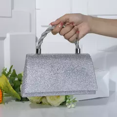 Bolsa leve bordada para mulheres, bolsa de luxo com corrente de sling, sensação alta, vestido de festa de casamento na internet
