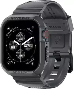 Armadura robusta Pro projetada para Apple Watch Ultra 2 capa de borracha com pulseira série 9/8/SE2/7/6/SE/5/4 45 mm/44 mm 41 mm 40 mm