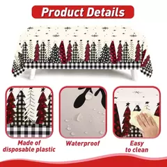 Toalha de mesa Merry Christmas Snowman para decoração de casa, toalha de mesa, inverno, ano novo, 2022, 2024