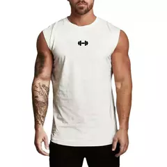 Algodão sem mangas masculino correndo coletes esportivos, camisas de treino, tops de musculação de ginástica, roupas respiráveis musculares fitness, verão na internet