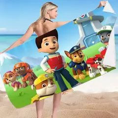 Anime Paw Patrol Toalha De Praia Cartoon Chase Toalhas De Verão Banheiro Toalha De Banho Natação Toalhas De Natal Viagem Toalha De Praia Secagem Rápida