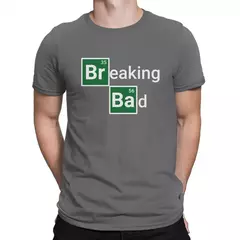 Camiseta de manga curta masculina, Sinal, Vintage, 100% algodão, Breaking Bad, Roupa Crewneck, Verão - Wolf Magazine