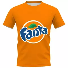 Camiseta Casual de grandes dimensões masculina e feminina, Top de manga curta, Gola redonda, Bebida, Refrigerante, Cola, Fanta Print, 3D, Engraçado, Moda na internet