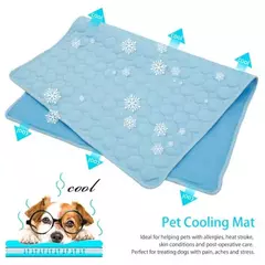 Tapete para animais de estimação com resfriamento final, respirável, lavável, verão, cachorro, gato, cobertor auto-fresco para canil, caixa e cama, dormir, seda gelada