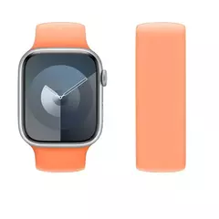 Silicone Solo Loop Band para Apple Watch, Belt Bracelet Strap, iWatch Series 9, 8, 7, 6, SE, Ultra 2, 40mm, 44mm, 45mm, 41mm, 49 milímetros, 38 milímetros, 42 milímetros - comprar online