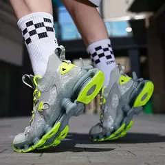 Novo design lâmina tênis de corrida dos homens amortecimento meia adolescente ao ar livre jogging zapatillas calçados na moda alta qualidade na internet