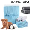 Fralda super absorvente para animais de estimação, almofadas descartáveis para treinamento de cães, penico para gatos, fraldas para cães, gaiola, suprimentos para animais de estimação