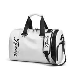 Tymilla-Bolsa crossbody simples para roupas de golfe, grande capacidade, PU impermeável, área de sapato independente, esportes ao ar livre, novo, 2024 - loja online