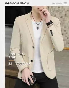 Alta qualidade blazer masculino multicolorido negócios casual elegante moda premium simples festa compras cavalheiro fino ajuste jaqueta - comprar online