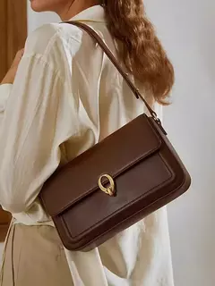 Bolsa axilas retrô para mulheres, bolsa de ombro crossbody, nicho de textura high-end, nova, 2024 - Wolf Magazine