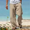is japoneses informales de verano para hombre, Pantalón recto, holgado, transpirable, de playa, para hombre