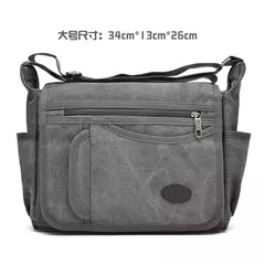Tilorraine-lona messenger bag para homens, bolsa de ombro multi-bolso, bolsa de mão de grande capacidade - comprar online