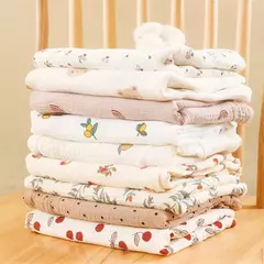 Bebê recém-nascido Super Soft Musselina Swaddle Wrap, Menino e Menina, Toalha de Banho Kids, Carrinho de Bebê Cobertor, Gaze de Algodão, Secagem Rápida - Wolf Magazine